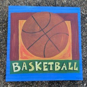 Sport Canvas Wall Art - Basketball